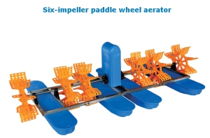 Six-Impeller Paddle Wheel Aerator Finshery Machinery