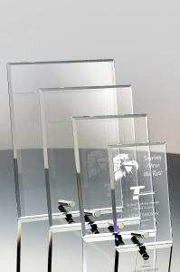 Quad Leadership Glass Award (#1592, #1593, #1598, #1399)