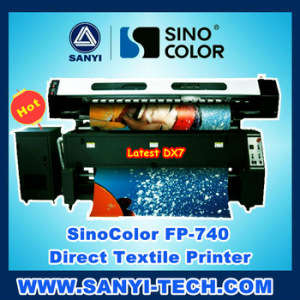 Direct Flag Fabric Printer with Epson Dx7 Head -- Sinocolor FP-740