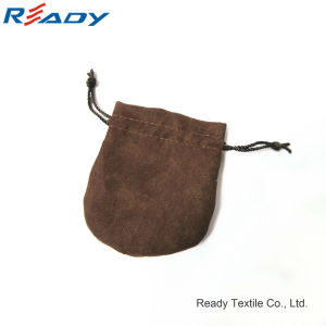 Newest Brown Round Bottom Velvet Drawstring Pouch for Gift Jewelry