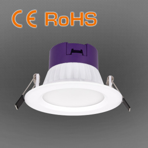 PC Housing Recessed LED Downlight CCT Changeable & Traic Dimming, 80lm/W